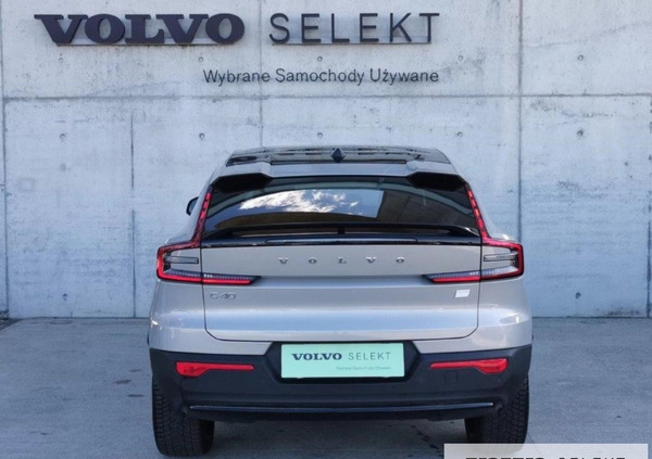 Volvo C40 cena 179900 przebieg: 7430, rok produkcji 2023 z Siedlce małe 562